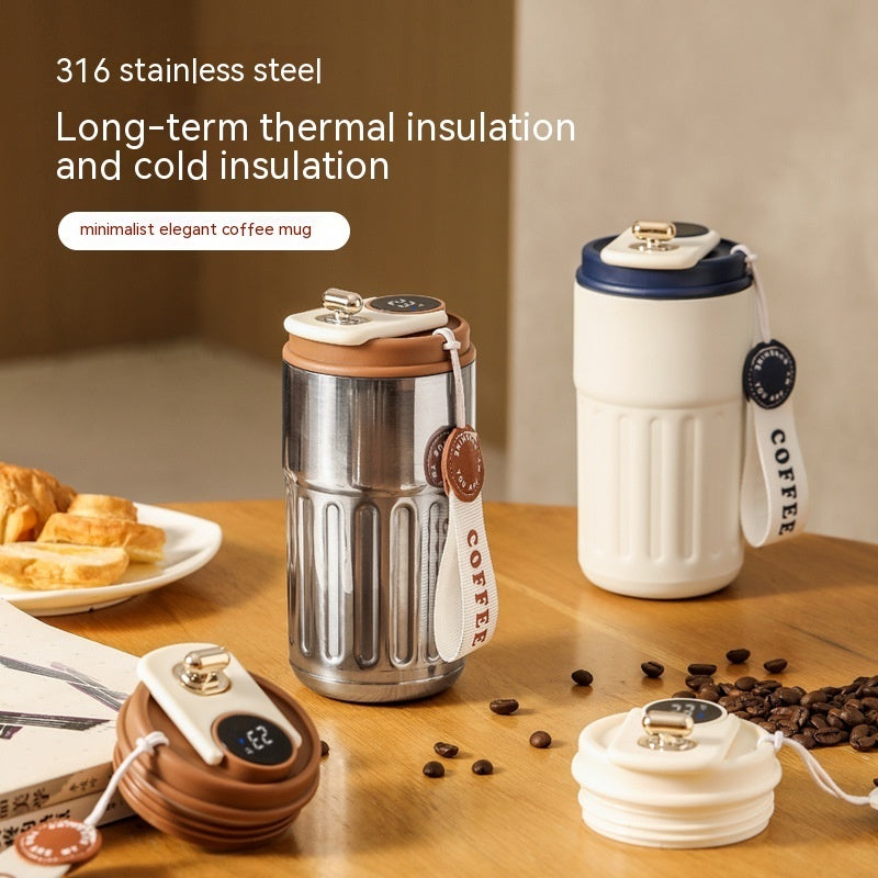 Smart Thermos Bottle With LED Temperature Display