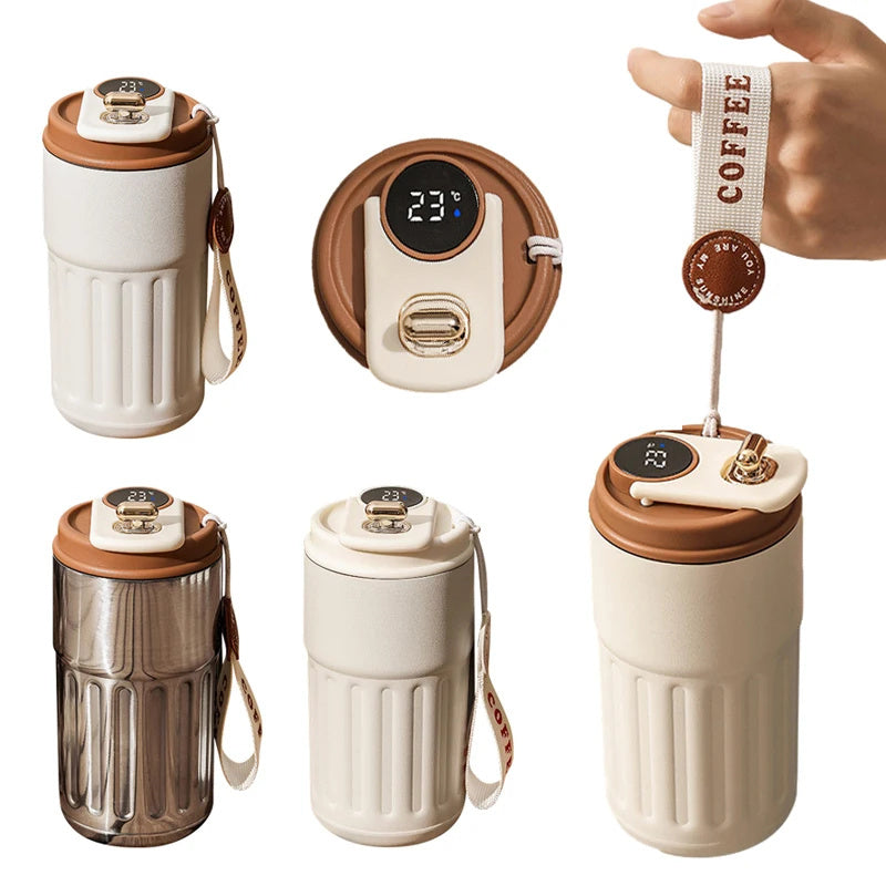 Smart Thermos Bottle With LED Temperature Display